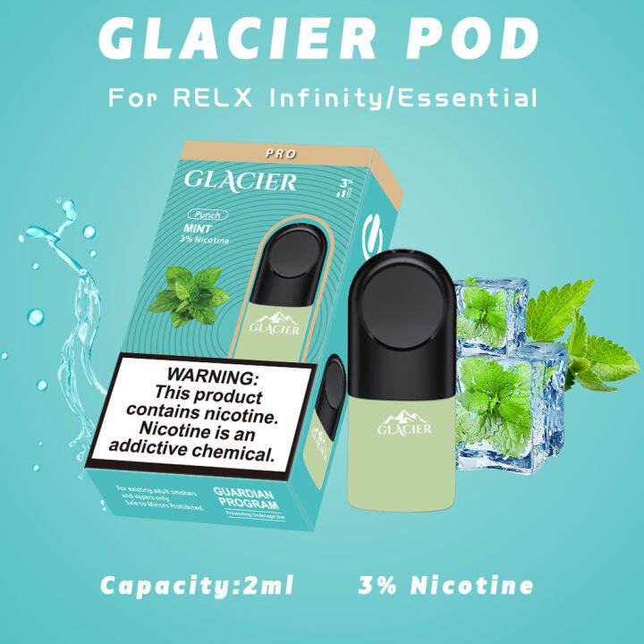 Glacier Relx Infinity Pods Single Pods Compatible With Relax Infinity