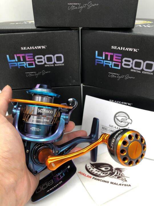 SEAHAWK LITE MX PRO 800 SPINNING ULTRALIGHT UL REEL Lazada