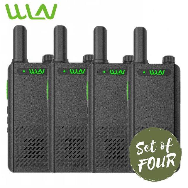 Wln Set Of 4 KD C160 UHF 400 470MHz Two Way Walkie Talkie Radio