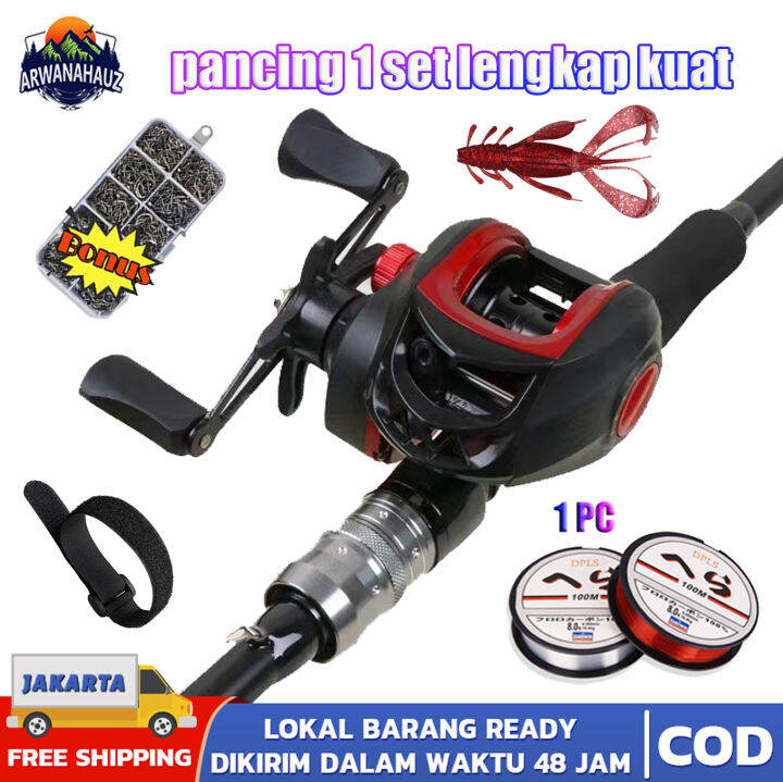 Pancing Set Lengkap Kuat Bc Casting Set Murah Jorang Pancing