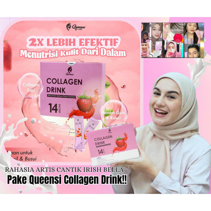 FREE GIFT QUEENSI COLLAGEN DRINK ORIGINAL BPOM QUENSI COLLAGEN