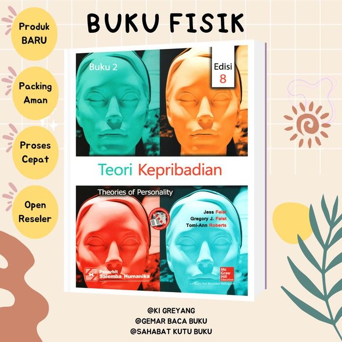 Buku Teori Kepribadian Buku 2 Edisi 8 Jess Feist Lazada Indonesia