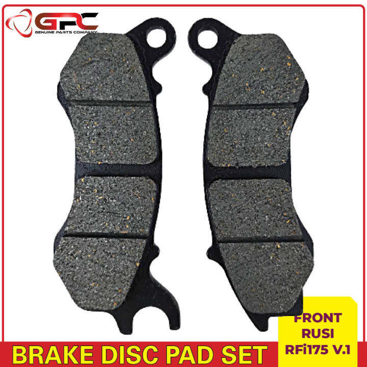 Gpc Rusi Rfi Version Front Brake Disc Pad Set Lazada Ph