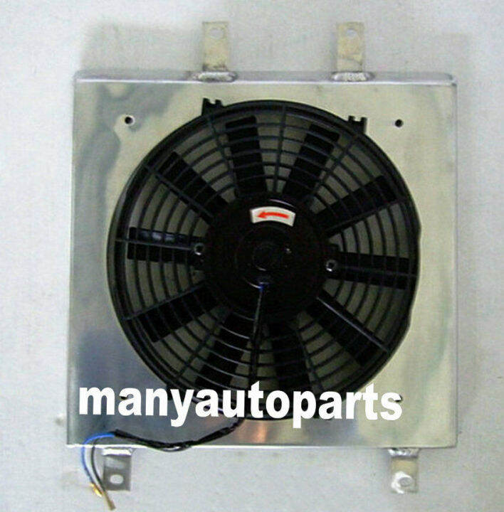 Aluminum RADIATOR Shroud Fan FOR Honda Civic EK EG D15 D16 B16 B18 1992