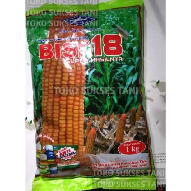 Benih Jagung BISI 18 Super Hibrida Dari Cap Kapal Terbang Isi 1kg