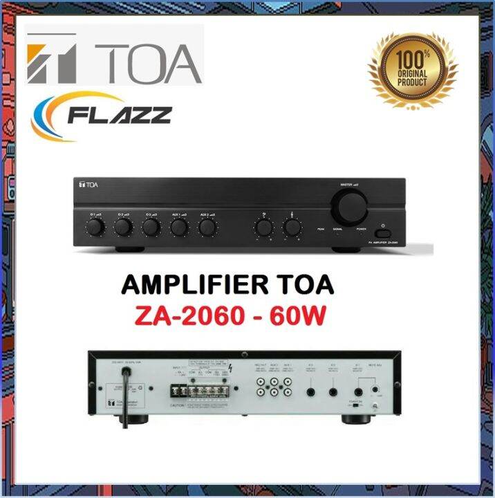 Toa Amplifier Za Watt Ampli Za W Watt W Mixer Lazada