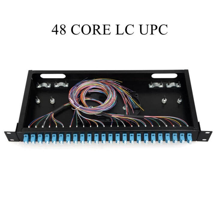 12 Port Fiber Patch Panel SC FC LC Pigtail ODF 1U Optical Fiber