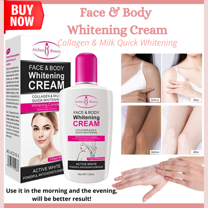 Effective Aichun Beauty Face And Body Whitening Cream Collagen