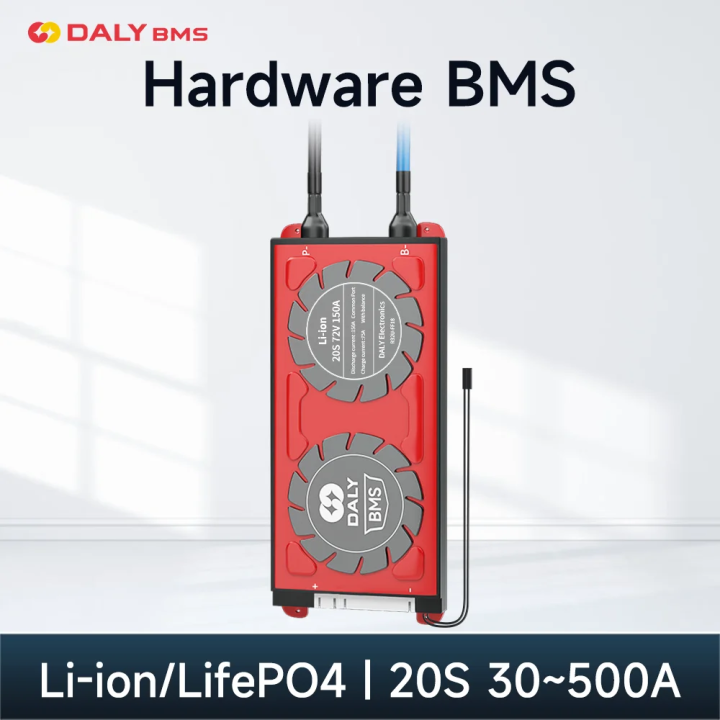 Daly BMS 20S LiFePO4 NMC Li Ion 3 2V 3 7V NTC 18650 Bms 60V 72V 30A 40A