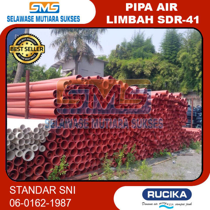 Pipa Pvc Limbah Sdr Nd Class A B Merk Rucika Lite Harga Per