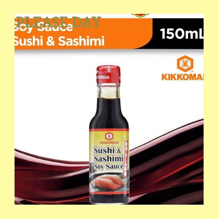 Please Day Kikkoman Sushi Sashimi Soy Sauce Ml In Glass Bottle