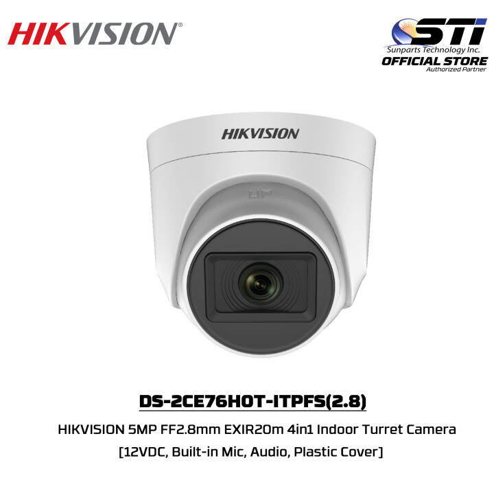 Ds Ce H T Itpfs Hikvision Mp Ff Mm Exir M In Indoor Turret