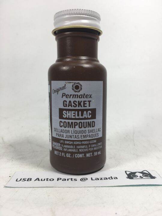 PERMATEX GASKET SHELLAC COMPOUND GUM DAYAK GASKET 59ml Lazada