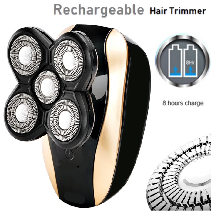 Rechargeable Quintuple Head Electric Hair Trimmer Clipper Shaver Beard