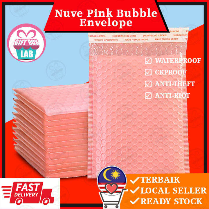 READY STOCK Nude Pink Bubble Bag Bubble Envelope Peach Flyer Courier