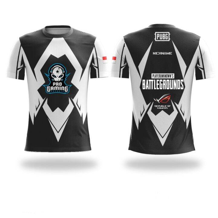 Kaos Baju Jersey Gaming Esport PUBG Free Fire FF Mobile Legend ML