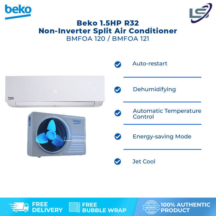 Beko 1 5HP R32 Split Air Conditioner BMFOA 120 BMFOA 121 Energy