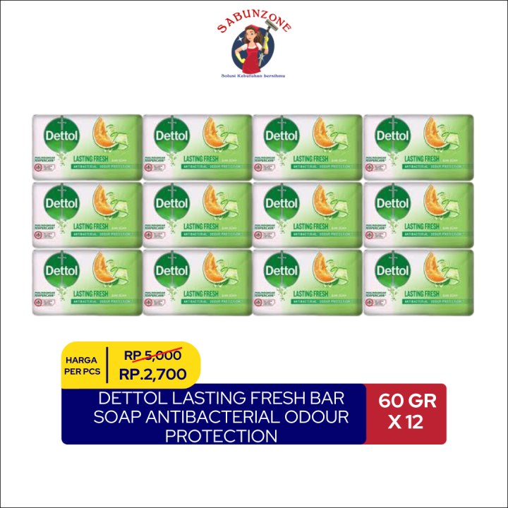 Paket Murah Sabun Mandi Batang Dettol Lasting Fresh Bar Soap