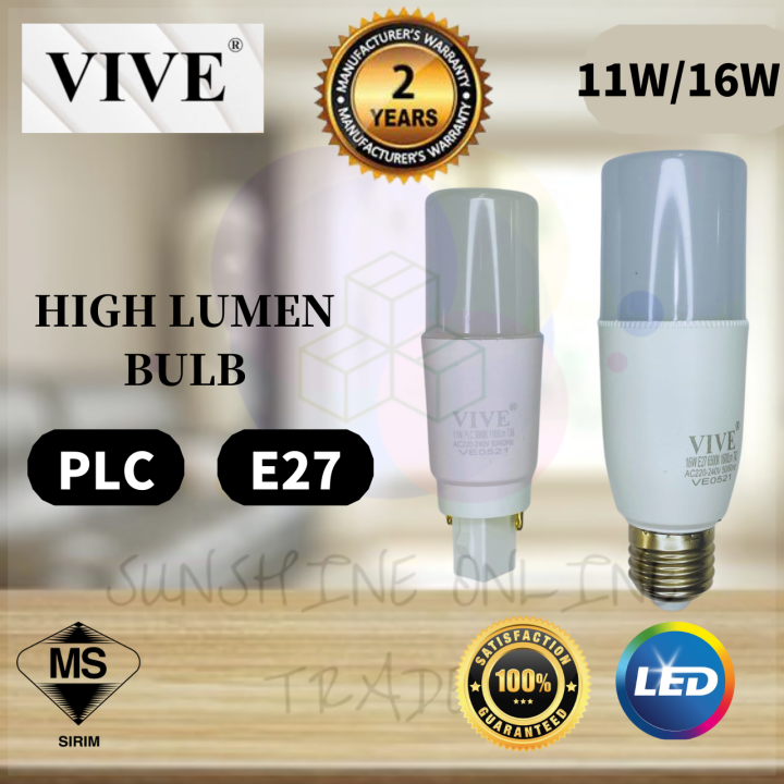 Sirim Led E Plc Stick Bulb W W Energy Saving Mentol Ceiling