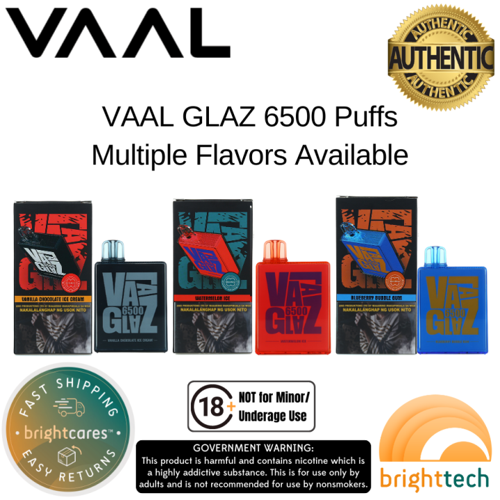 Hot Salecod Vaal Glaz Puffs Original Rechargeable Disposable