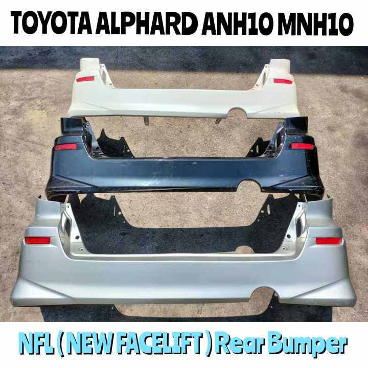 Toyota Alphard ANH10 MNH10 NFL Rear Bumper Bumper Belakang