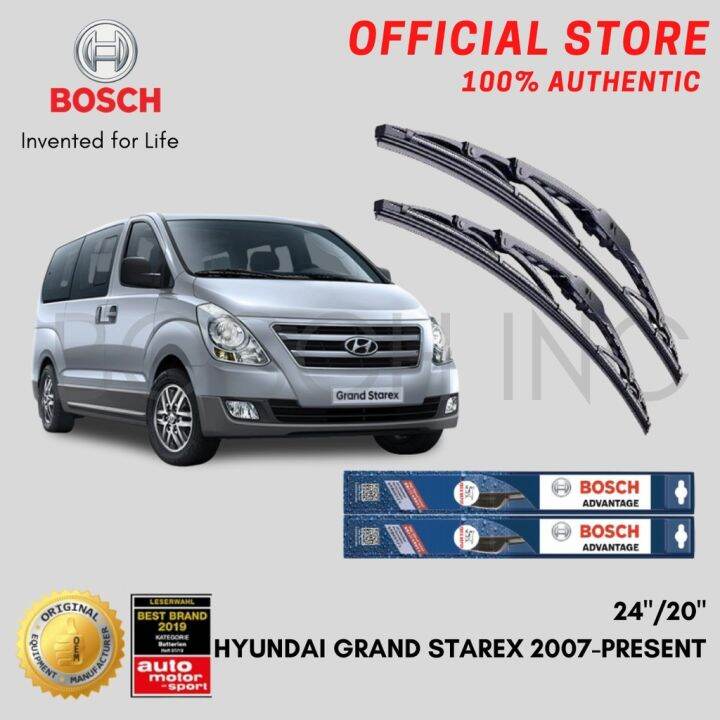 Bosch ADVANTAGE Wiper Blade Set For Hyundai GRAND STAREX 2007 PRESENT