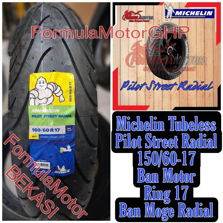 150 60 17 Ban Michelin Pilot Street Radial Ban Motor Moge Ring 17