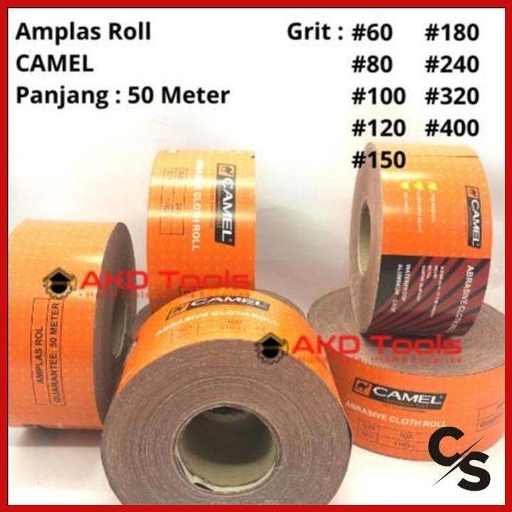 Amplas Roll Kain Meter Camel