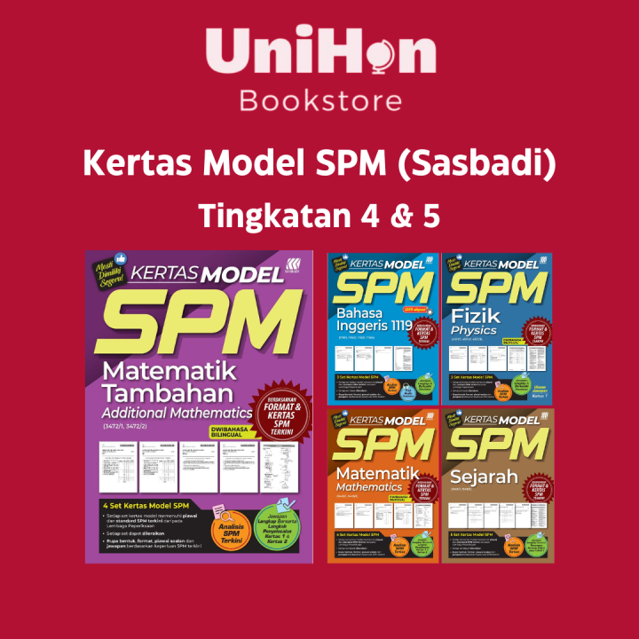 Unihon Sasbadi Kertas Model Spm Tingkatan Edisi Exam