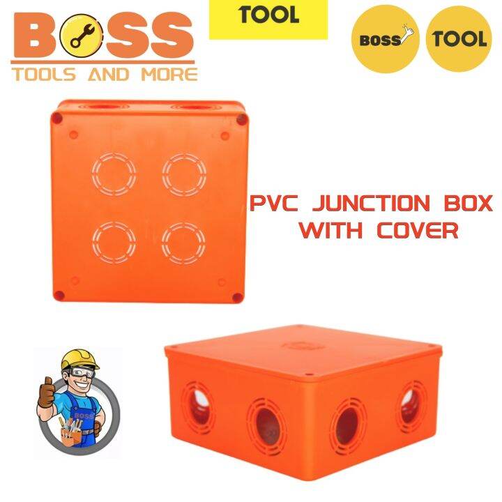 PVC Orange Poly Junction Box Utility Box Square Junction Box Cover WITH