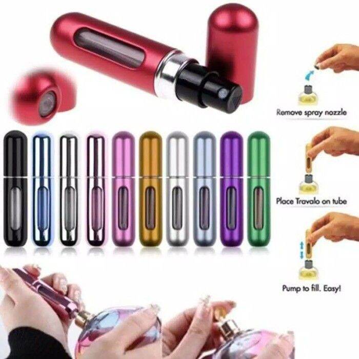 Botol Parfum Mini Travel Ml Atomizer Bottle Spray Aluminium Isi Ulang