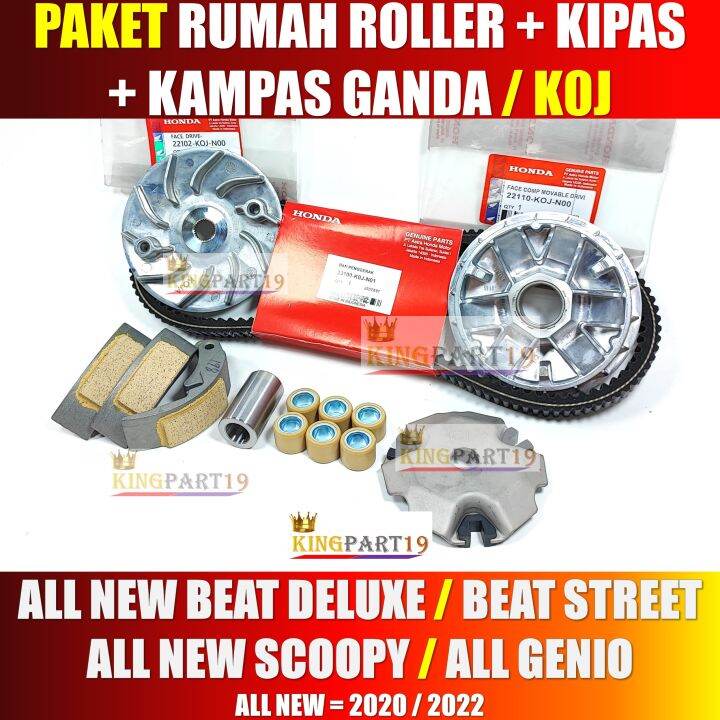 Paket Kipas Rumah Roller Kampas Ganda Vanbelt Beat New Deluxe New Beat