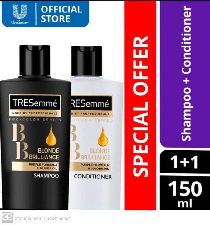 Buy Tresemme Blonde Brilliance Shampoo And Conditioner 150ml Lazada PH