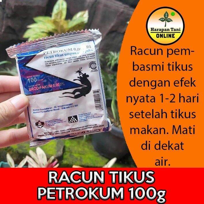 Petrokum G Brodifakum Racun Tikus Mati Cari Air Perangkap