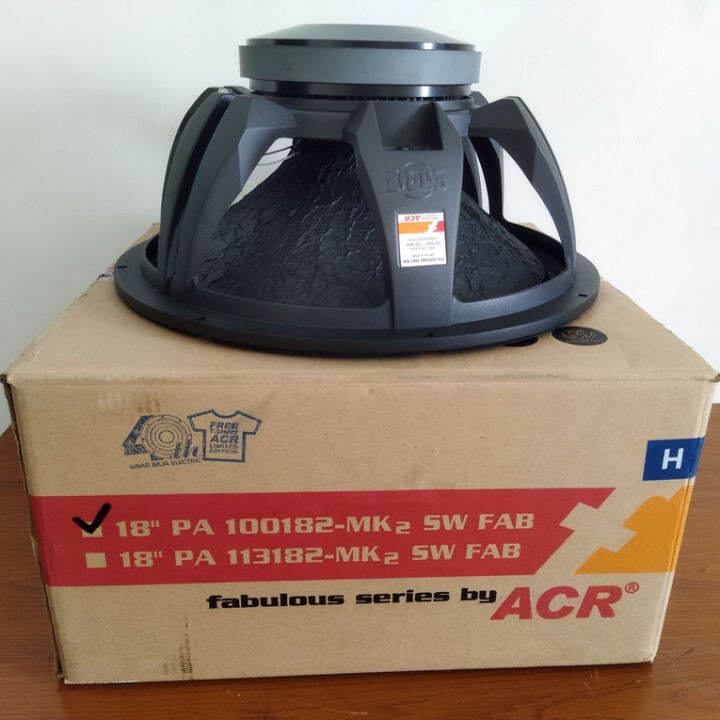 Speaker Inch Acr Fabulous Subwoofer Mk Sw Fab Lazada Indonesia