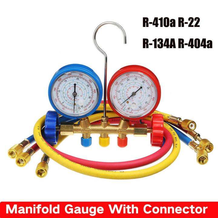 R A R R A R A Manifold Gauge Hose Set Hvac A C Refrigeration