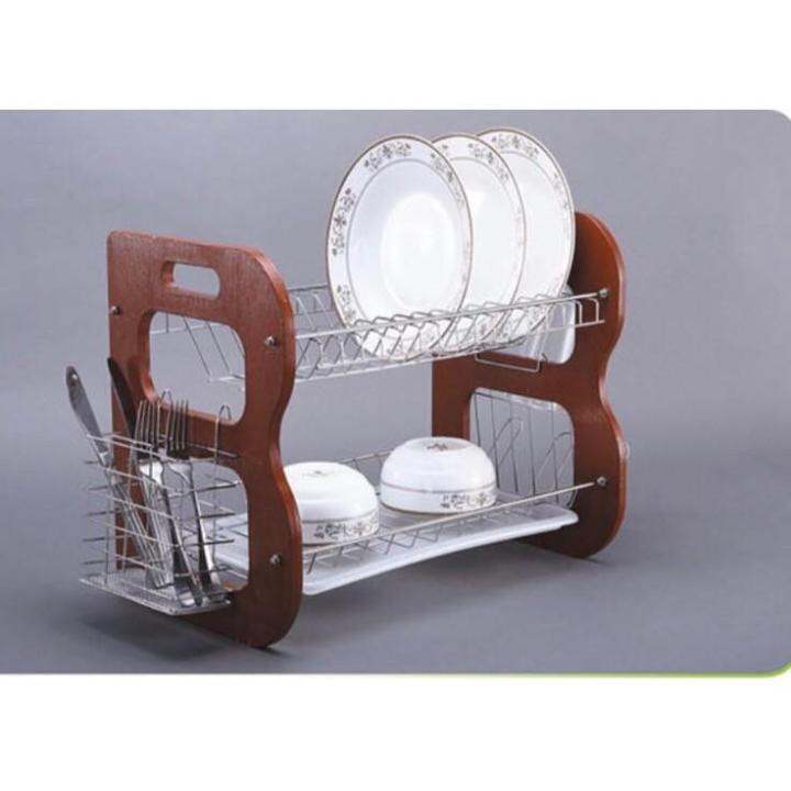 Rak Piring Susun 2 Model B 2 Layer Dish Drainer Lazada Indonesia