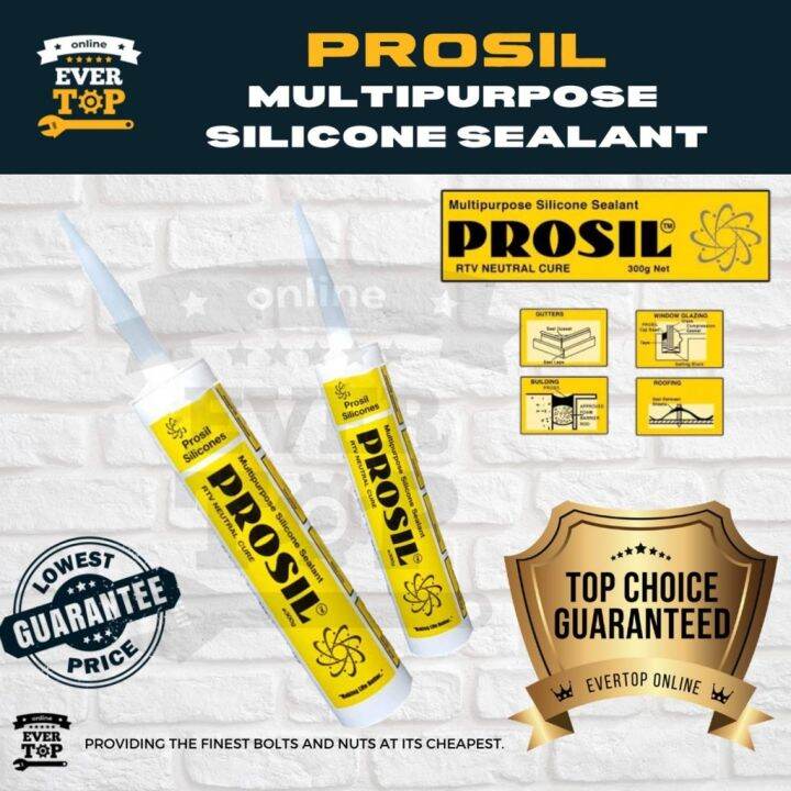 Prosil Original Multipurpose Silicone Sealant Neutral Cure Clear