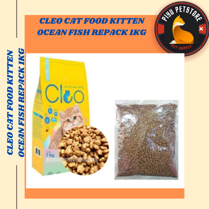 Repack Cleo Ocean Fish Kitten Makanan Kucing Dry Cat Food Kg Lazada