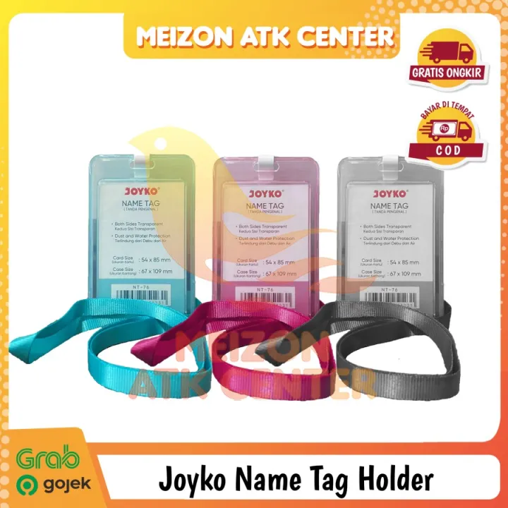 JOYKO Name Tag Id Card Holder Gantungan Tanda Pengenal NT 75 77 1 PCS