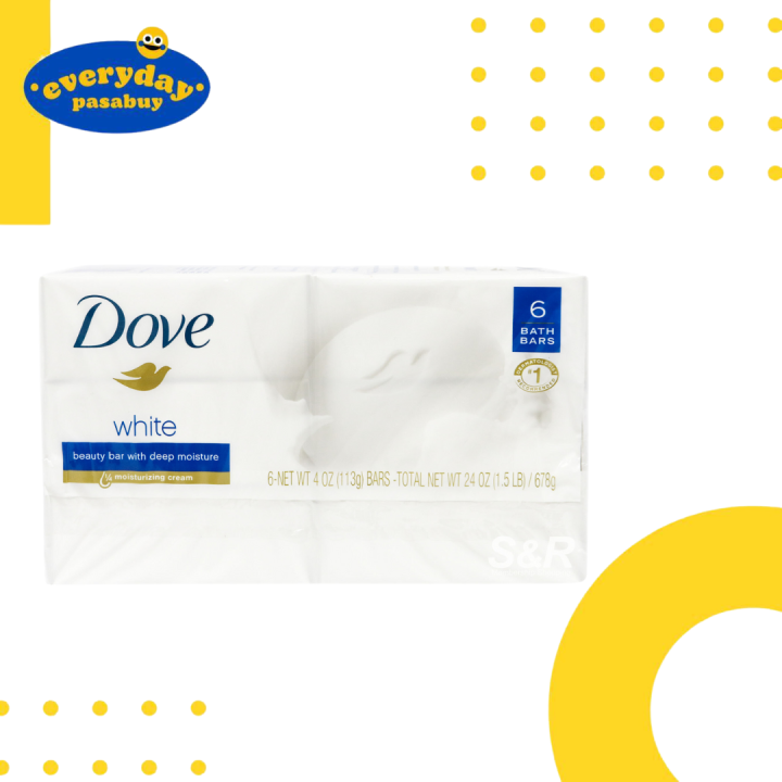 Dove White Beauty Bar Soap 6pcs Lazada PH