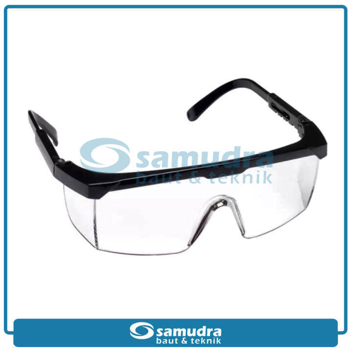 Kacamata Clear Bening Kaca Mata Gerinda Kerja Safety Glasses Gurinda