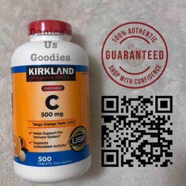 Kirkland Signature Chewable Vitamin C Mg Tablets Lazada Ph