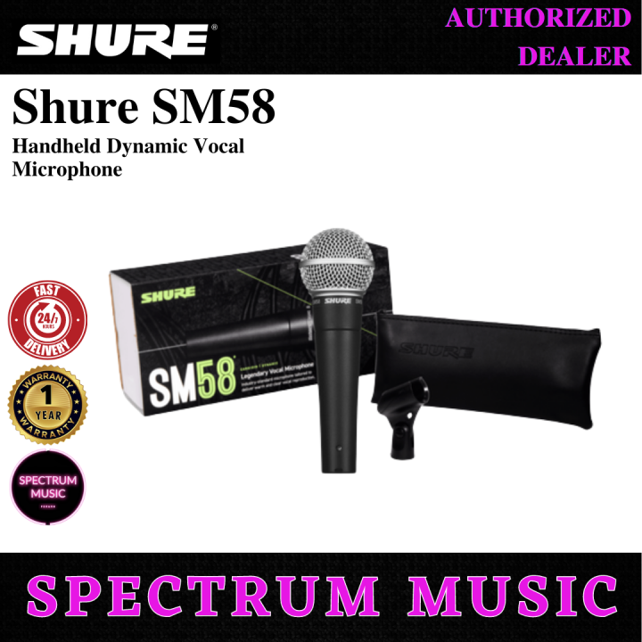 Shure SM58 LC Handheld Dynamic Vocal Microphone Lazada