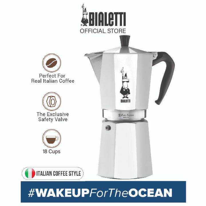 Bialetti Moka Express Iconic Stovetop Espresso Maker Makes Real Italian