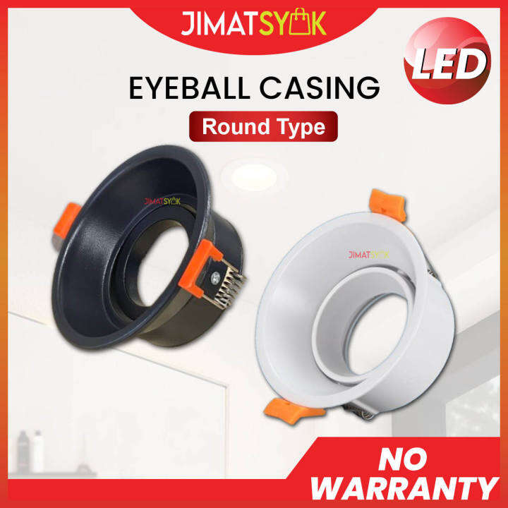 LED Eyeball Casing GU10 Replaceable Fitting Recessed Spotlight Eyeball