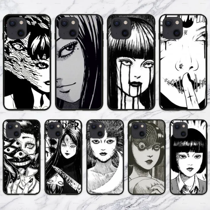 Horror Comic Junji Ito Tomie Tees Phone Case For IPhone 11 12 Mini 13