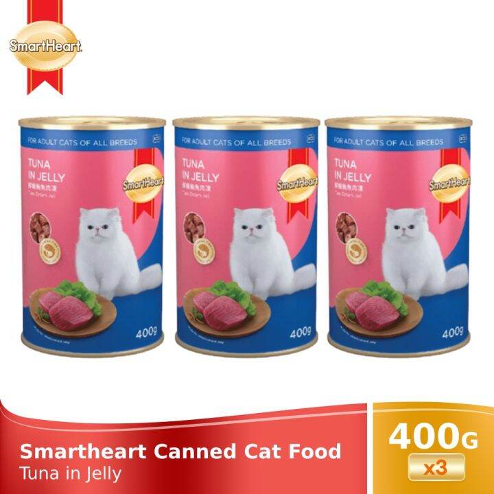 Set Of S Smartheart Wet Canned Cat Food For Adult Tuna In Jelly G