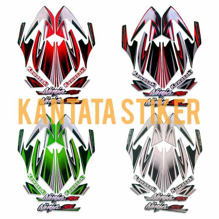 Stiker Striping Lis Body Motor Kawasaki Ninja Ss Full Set