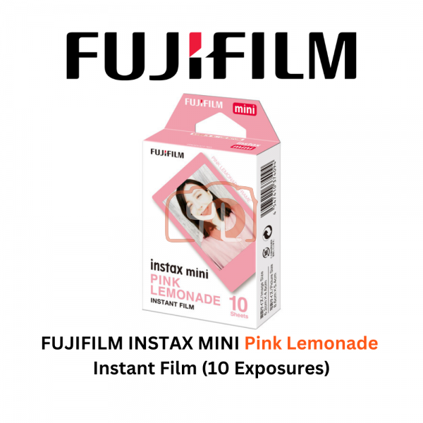 Fujifilm Instax Mini Film Pink Lemonade Instant Film Single Pack